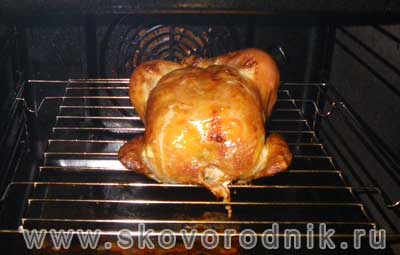 жареный цыпленок в духовке