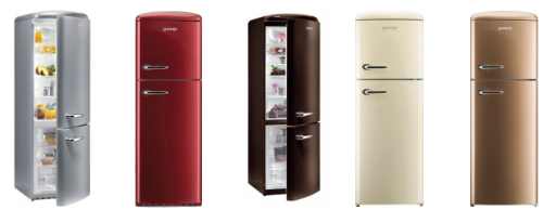 холодильники в стиле ретро