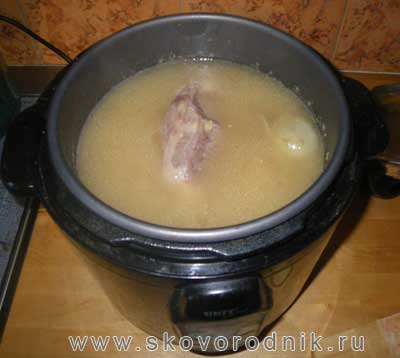 гороховый суп в скороварке