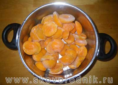 замороженные абрикосы
